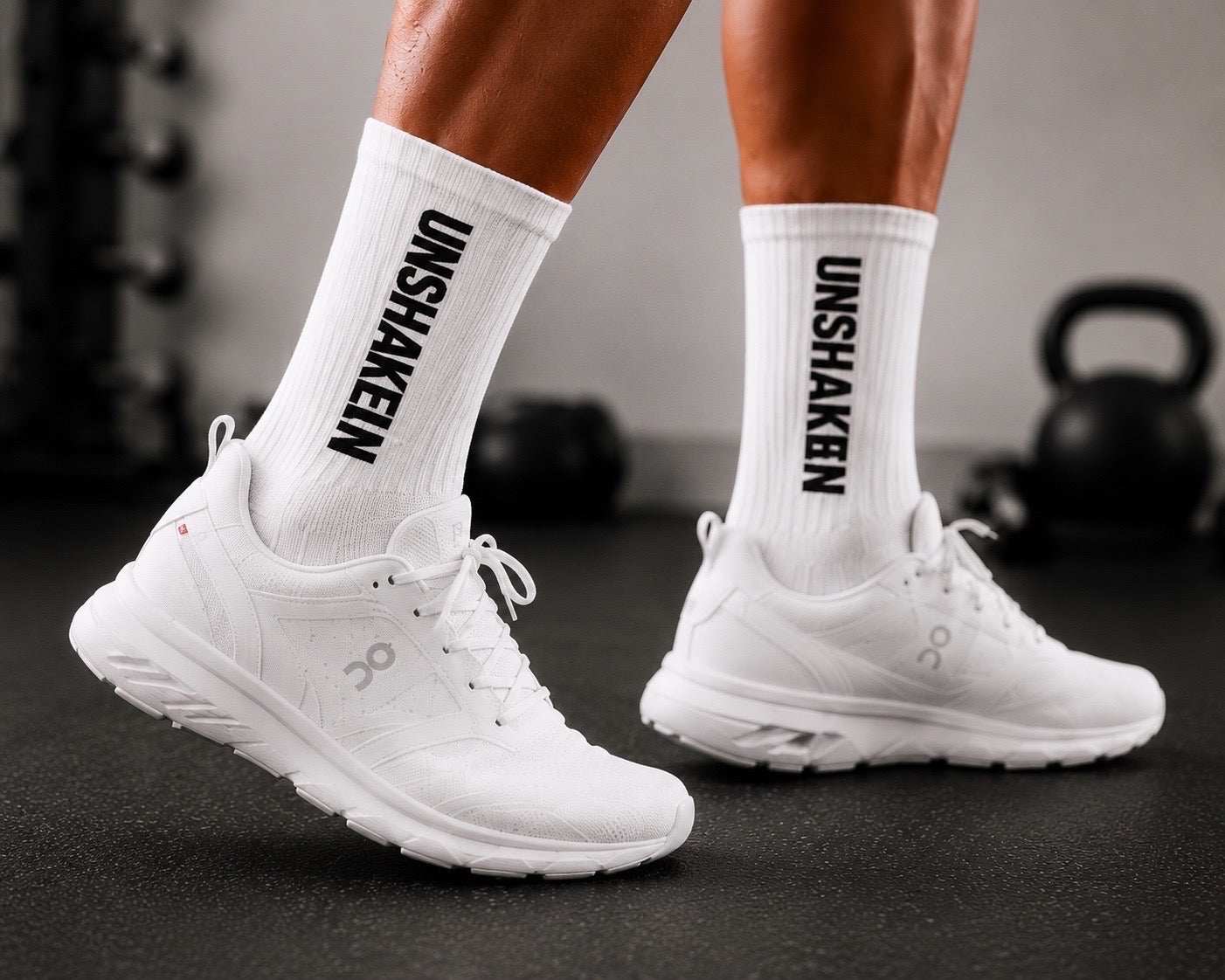 UNSHAKEN Athletic Crew Socks