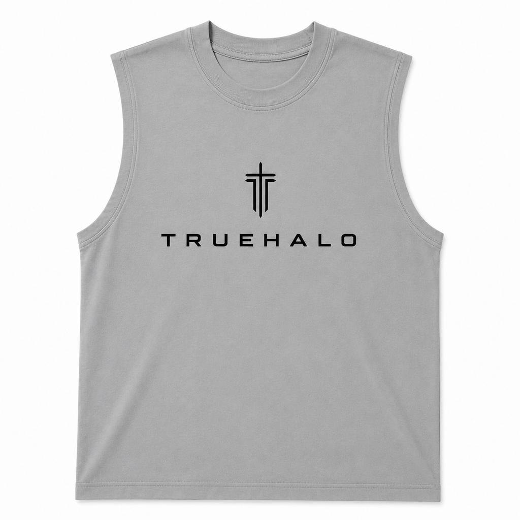 TRUEHALO Women’s Muscle Tank - Silver Mist