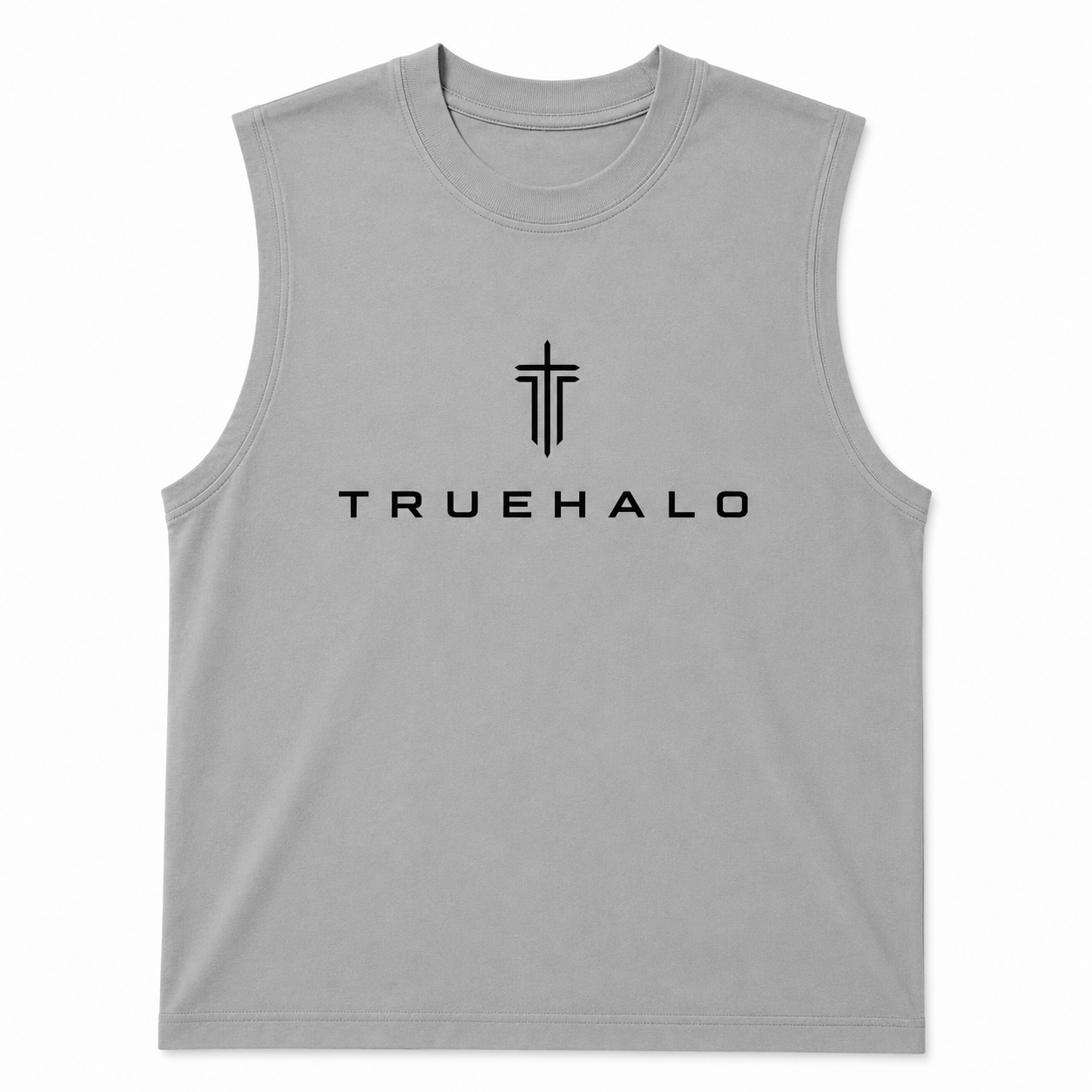 TRUEHALO Women’s Muscle Tank - Silver Mist