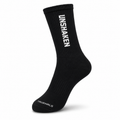 UNSHAKEN Athletic Crew Socks Black