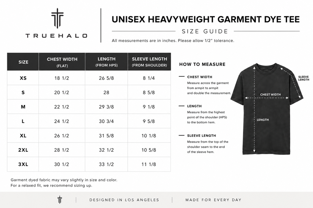 Signature Unisex Heavyweight Garment-Dyed Tee - Washed Black